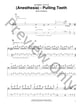 (Anesthesia) Pulling Teeth Guitar and Fretted sheet music cover